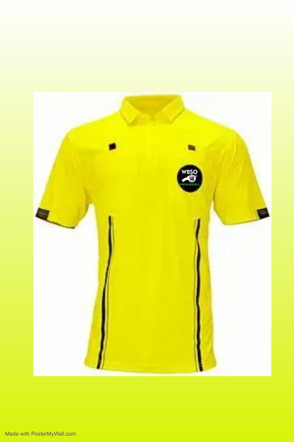Soc-100  Soccer ref Shirt WBSO chapter